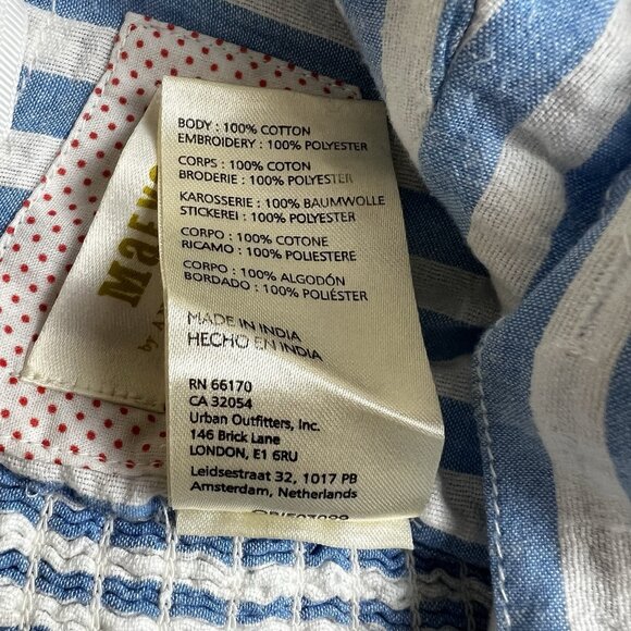 Maeve Anthropologie Striped Strawberry Bustier Sweetheart Cami Tank Top Size 0‎ - Picture 7 of 10